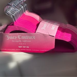25 Set Of Pink Juicy Couture Hangers